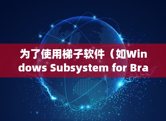 为了使用梯子软件（如Windows Subsystem for Brands）观察外网加速软件的运行情况，可以按照以下步骤进行操作