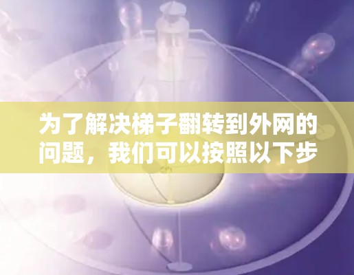 为了解决梯子翻转到外网的问题，我们可以按照以下步骤进行分析