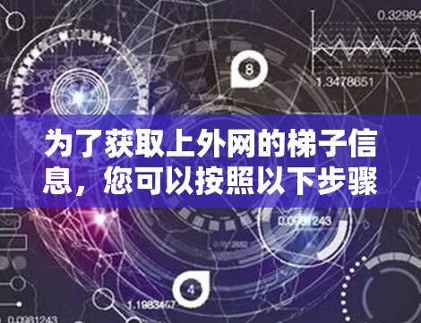 为了获取上外网的梯子信息，您可以按照以下步骤进行