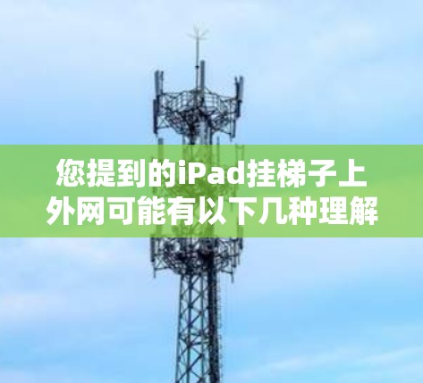 您提到的iPad挂梯子上外网可能有以下几种理解,建议您进一步明确需求