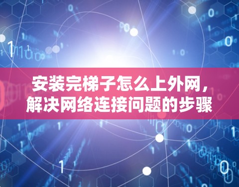 安装完梯子怎么上外网,解决网络连接问题的步骤指南