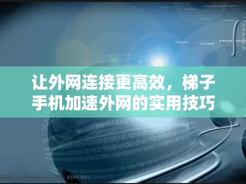 让外网连接更高效,梯子手机加速外网的实用技巧