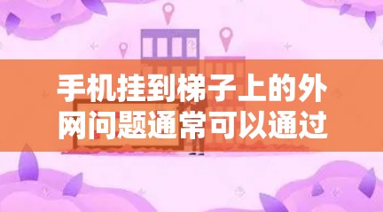 手机挂到梯子上的外网问题通常可以通过以下步骤进行排查和解决