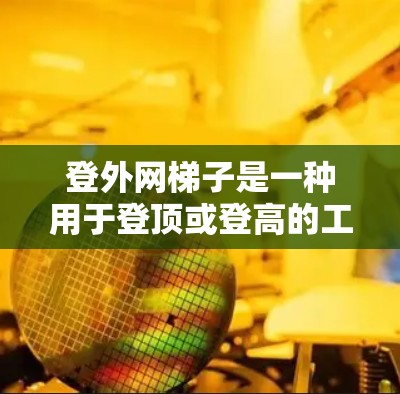 登外网梯子是一种用于登顶或登高的工具,通常包括多个梯子和相关组件,如绳索、滑轮等,旨在帮助用户轻松完成登顶任务。以下是使用登外网梯子的详细步骤和方法