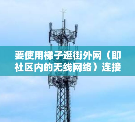 要使用梯子逛街外网(即社区内的无线网络)连接到互联网,您可以按照以下步骤操作