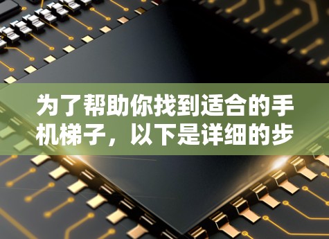 为了帮助你找到适合的手机梯子，以下是详细的步骤指南