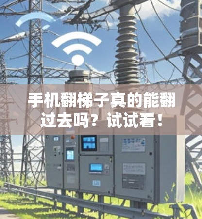 手机翻梯子真的能翻过去吗?试试看!