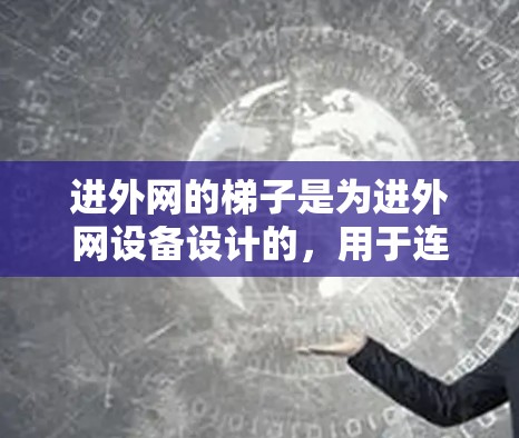 进外网的梯子是为进外网设备设计的,用于连接到外网设备,如路由器、交换机等。以下是对进外网梯子的选择建议,供参考