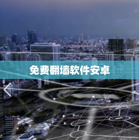 免费<strong>翻墙</strong>软件安卓