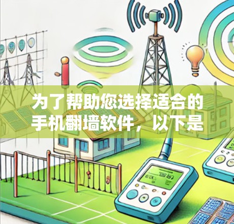 为了帮助您选择适合的手机<strong>翻墙</strong>软件,以下是一些关键步骤和建议