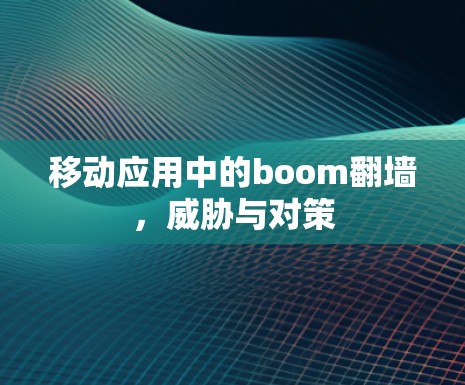 移动应用中的boom<strong>翻墙</strong>,威胁与对策