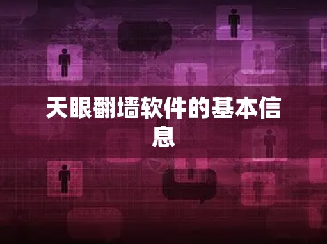 天眼<strong>翻墙</strong>软件的基本信息