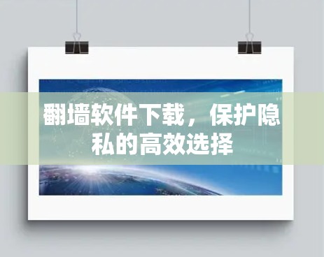 <strong>翻墙</strong>软件下载,保护隐私的高效选择