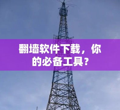 <strong>翻墙</strong>软件下载,你的必备工具?