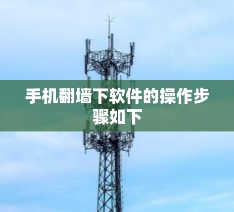 手机<strong>翻墙</strong>下软件的操作步骤如下