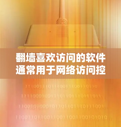 <strong>翻墙</strong>喜欢访问的软件通常用于网络访问控制或防火墙设置。以下是一些常见的<strong>翻墙</strong>软件推荐