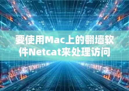 要使用Mac上的<strong>翻墙</strong>软件Netcat来处理访问问题,按照以下步骤操作