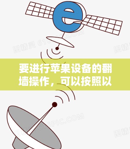 要进行苹果设备的<strong>翻墙</strong>操作，可以按照以下步骤进行