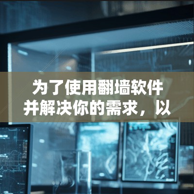 为了使用<strong>翻墙</strong>软件并解决你的需求，以下是一步步的建议
