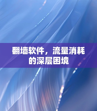 <strong>翻墙</strong>软件,流量消耗的深层困境