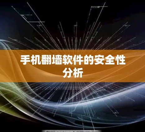 手机<strong>翻墙</strong>软件的安全性分析