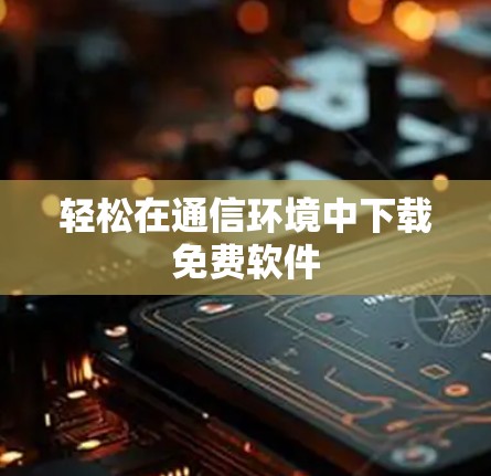 轻松在通信环境中下载免费软件