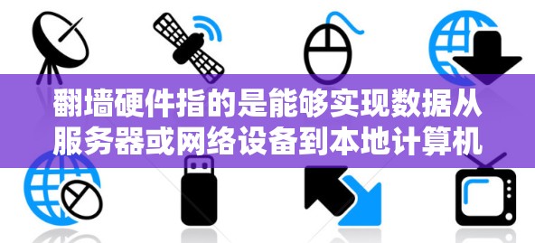 <strong>翻墙</strong>硬件指的是能够实现数据从服务器或网络设备到本地计算机或打印机的传输设备。这些硬件设备通常配备相应的软件功能,使得用户可以轻松地进行数据<strong>翻墙</strong>