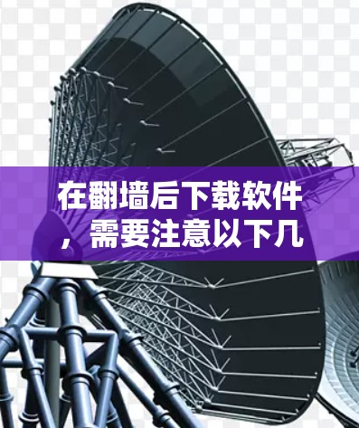 在<strong>翻墙</strong>后下载软件,需要注意以下几点