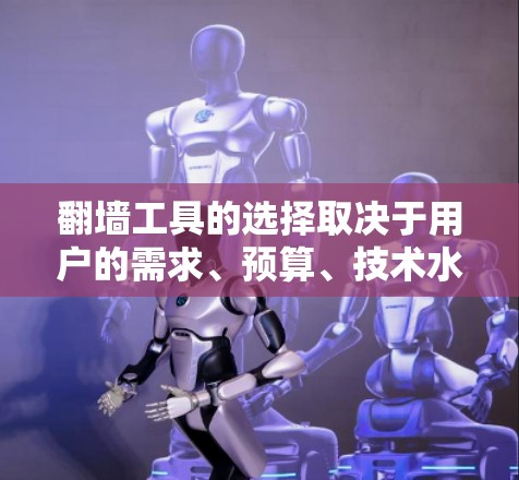 <strong>翻墙</strong>工具的选择取决于用户的需求、预算、技术水平以及设备的情况。以下是基于上述思考得出的推荐