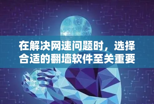 在解决网速问题时,选择合适的<strong>翻墙</strong>软件至关重要。以下是一个综合考虑因素的推荐方案
