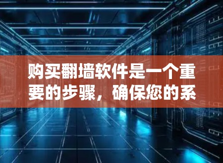 购买<strong>翻墙</strong>软件是一个重要的步骤,确保您的系统和服务器安全。以下是一些详细的步骤指南,帮助您顺利完成<strong>翻墙</strong>