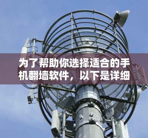 为了帮助你选择适合的手机<strong>翻墙</strong>软件，以下是详细的步骤和建议