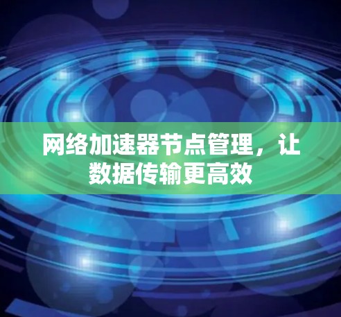 网络加速器节点管理,让数据传输更高效