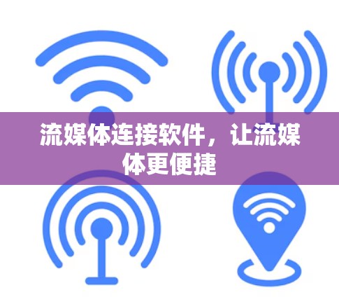 流媒体连接软件，让流媒体更便捷