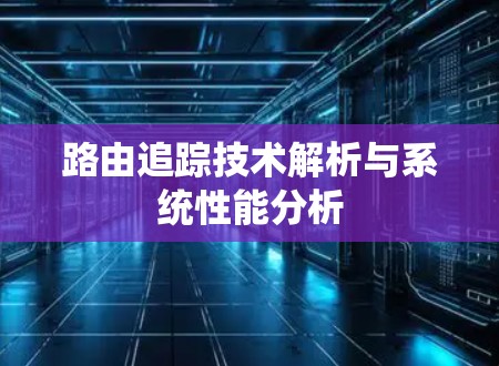 路由追踪技术解析与系统性能分析 路由追踪技术解析与系统性能分析