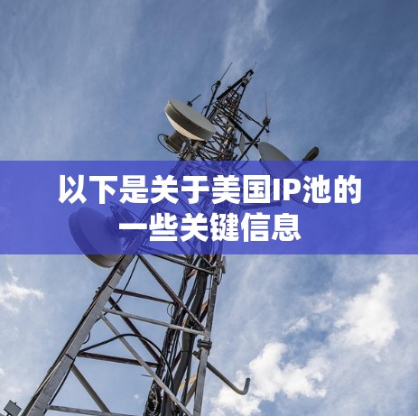 以下是关于美国IP池的一些关键信息