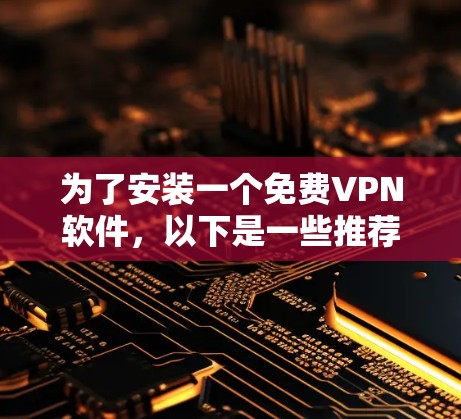 为了安装一个免费VPN软件,以下是一些推荐和建议