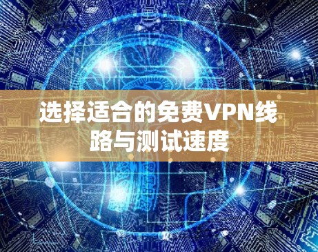 选择适合的免费VPN线路与测试速度