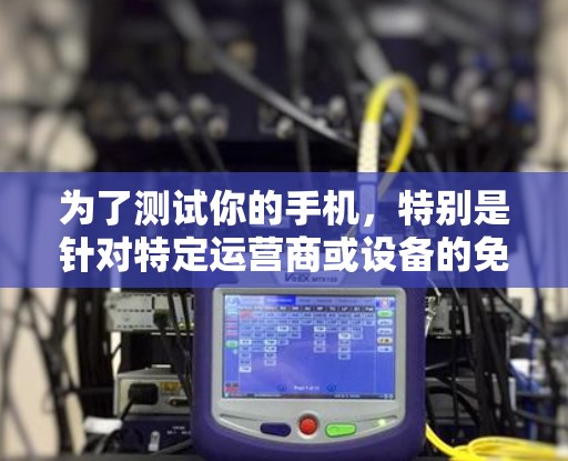 为了测试你的手机，特别是针对特定运营商或设备的免费节点测速工具，以下是一些推荐
