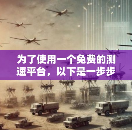 为了使用一个免费的测速平台,以下是一步步的建议和解决方案