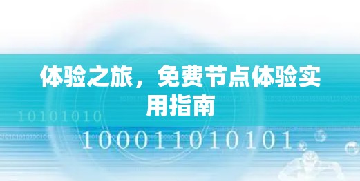 体验之旅,免费节点体验实用指南
