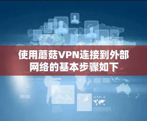 使用蘑菇VPN连接到外部网络的基本步骤如下 使用蘑菇VPN连接到外部网络的基本步骤如下