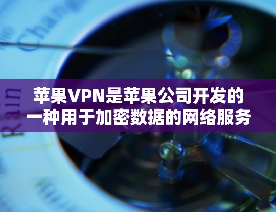 苹果VPN是苹果公司开发的一种用于加密数据的网络服务。以下是关于苹果VPN的详细介绍