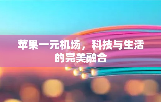苹果一元机场，科技与生活的完美融合