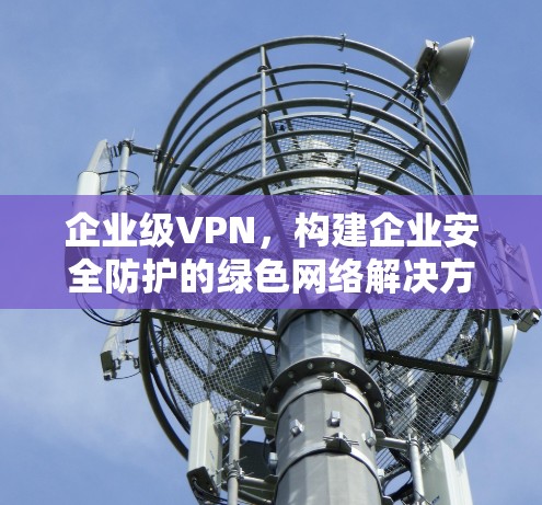 企业级VPN,构建企业安全防护的绿色网络解决方案