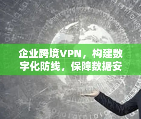 企业跨境VPN,构建数字化防线,保障数据安全