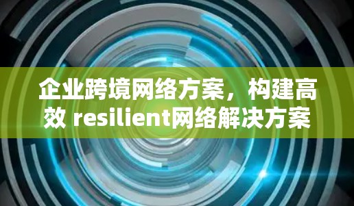 企业跨境网络方案,构建高效 resilient网络解决方案