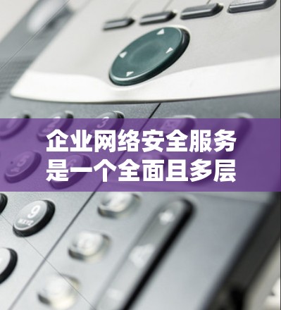 企业网络安全服务是一个全面且多层次的领域,旨在保障企业数据、用户和资产的安全。以下是对这一领域的详细分析