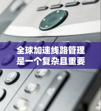 全球加速线路管理是一个复杂且重要的系统，涉及技术、政策、基础设施等多个方面。以下是对该领域的总结和扩展