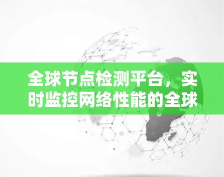 全球节点检测平台,实时监控网络性能的全球解决方案